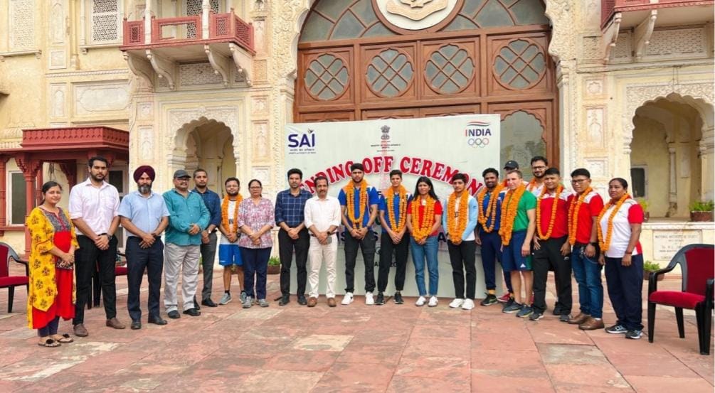 एनआईएस पटियाला से ओलंपिक की तैयारियों के लिए टीम जर्मनी के लिए रवाना हो गई